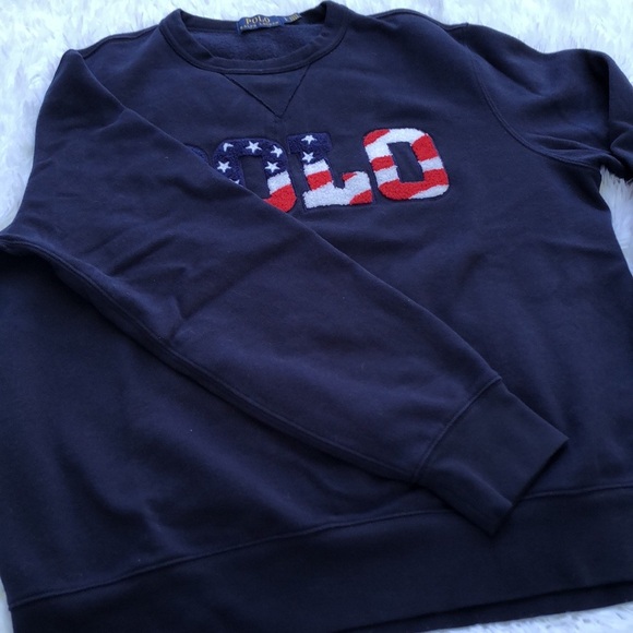 Polo Ralph Lauren Americana Crewneck Sweatshirt - Picture 5 of 10